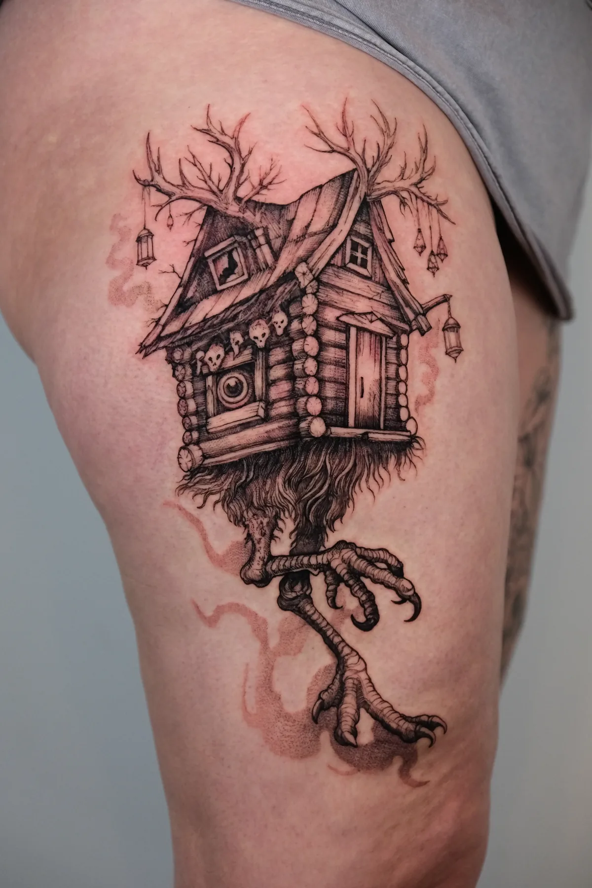 Fine-line tattoo, Belgrade