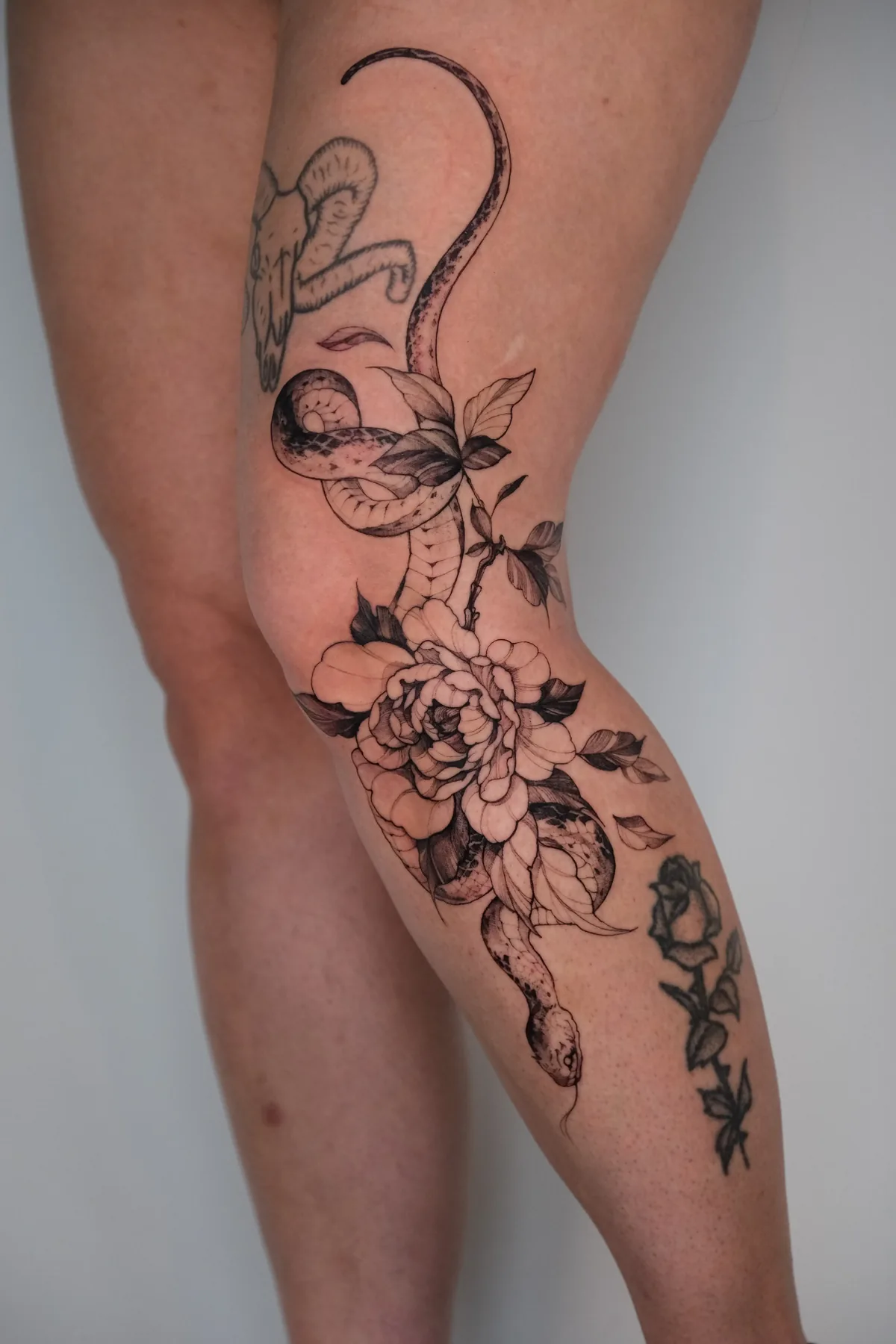 Floral tattoo, Belgrade